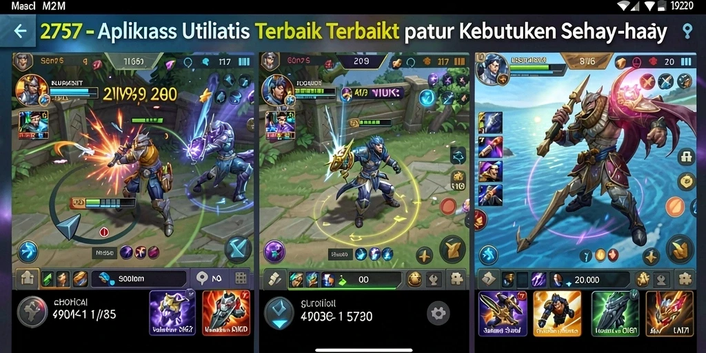 Tampilan antarmuka pengguna aplikasi Utility 2757 yang intuitif.