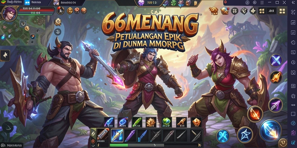Gameplay seru dan interaksi sosial dalam 66MENANG.