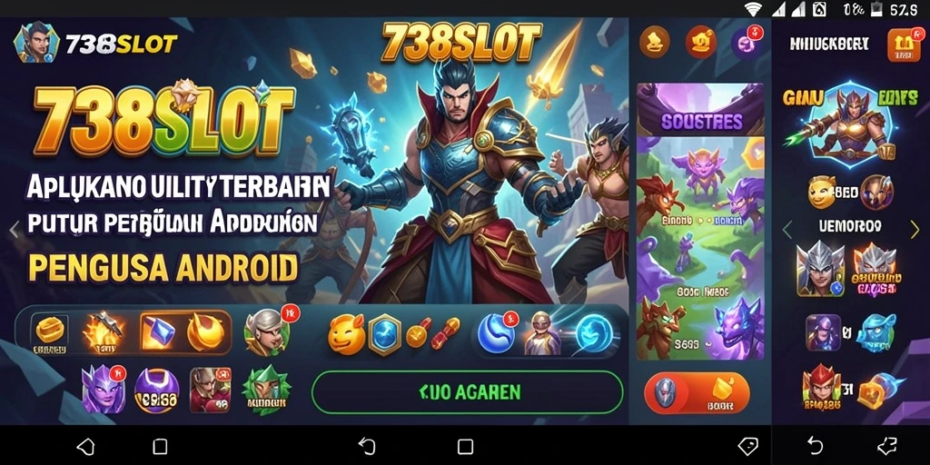 Tampilan utama 738SLOT dengan antarmuka yang sederhana dan efisien.