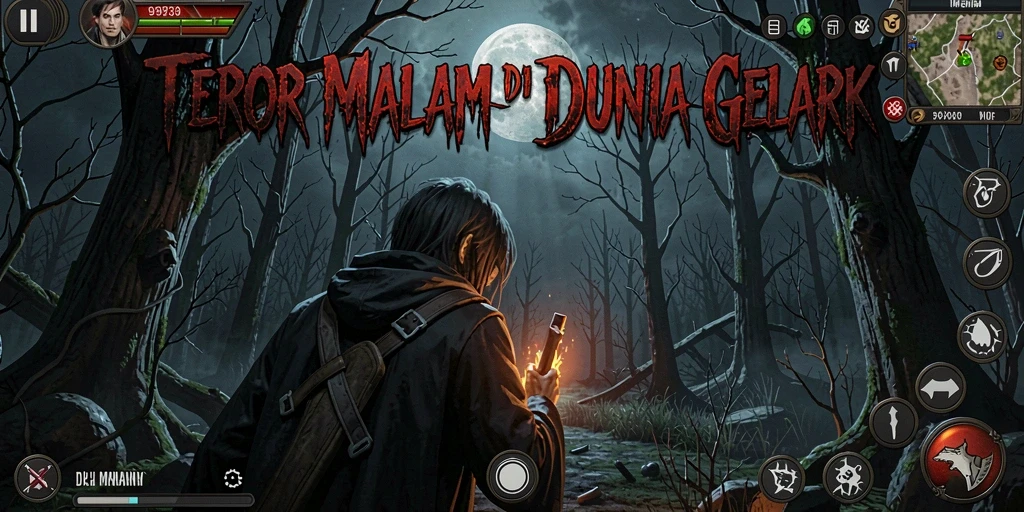 Screenshot genre Horror yang menegangkan dari gameplay 9939.