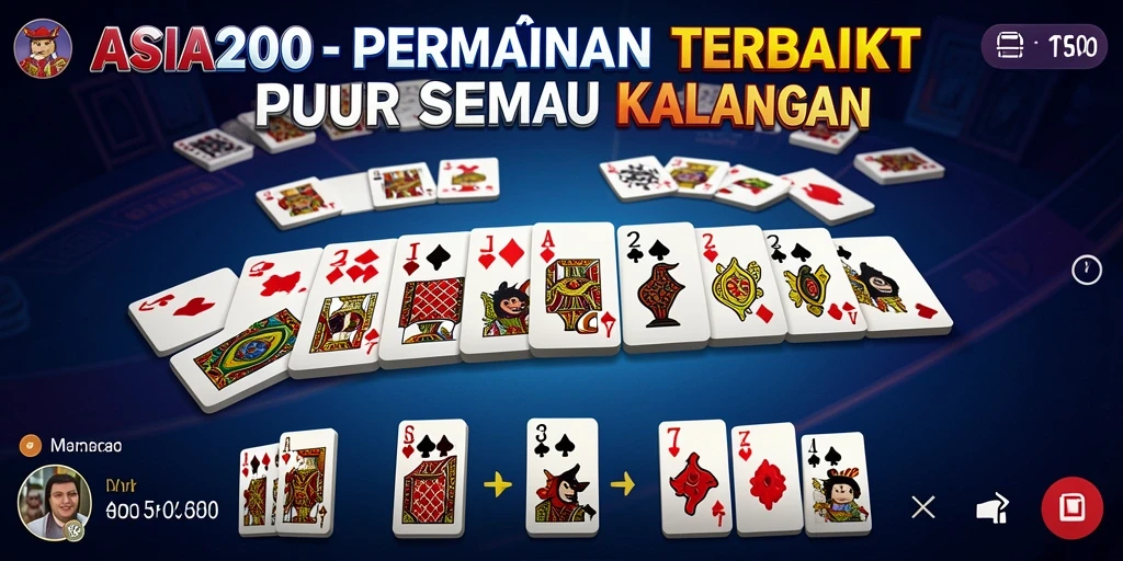 Gameplay ASIA200 menampilkan keseruan domino dengan grafis menarik.