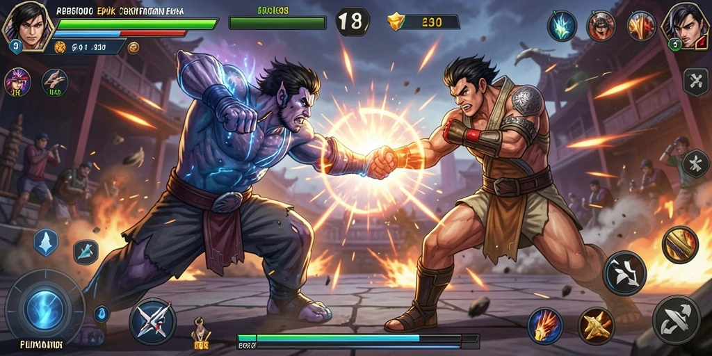 Gameplay seru E88 dengan pertarungan penuh aksi.