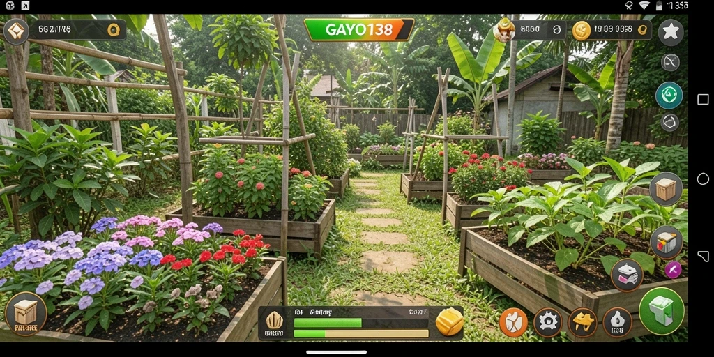 Gameplay seru GAYO138 dengan aktivitas berkebun.