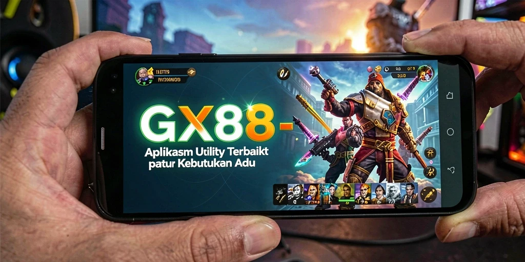 Tampilan utama GX88 dengan fitur utility yang optimal.