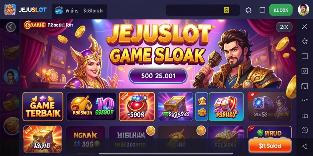Tampilan gameplay <strong>JEJUSLOT</strong> yang menarik dan seru.