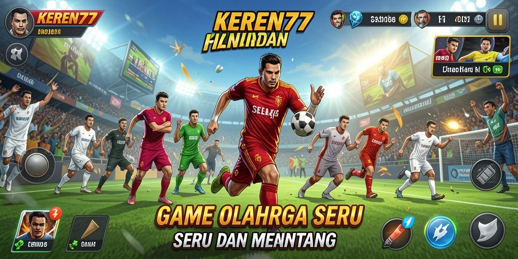 Gameplay KEREN77 menampilkan aksi olahraga yang seru dan adrenalin tinggi.