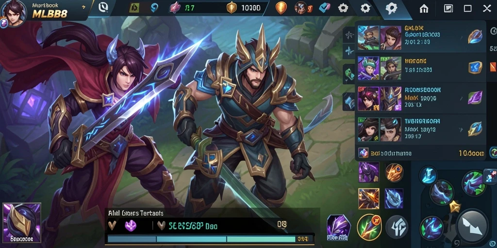 Screenshot dari gameplay MLBB8 menampilkan taruhan olahraga yang menarik.
