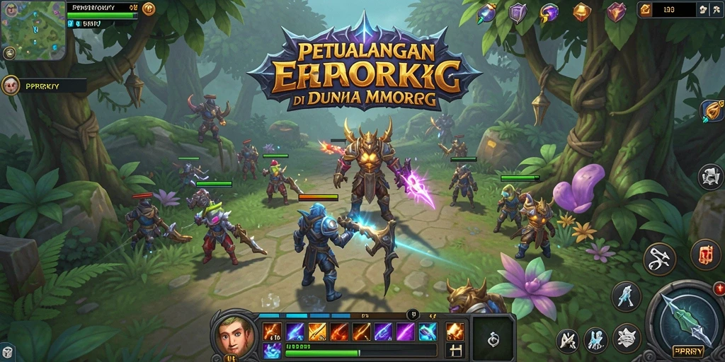 Gameplay dinamis PPRRYY dalam dunia MMORPG yang menakjubkan.