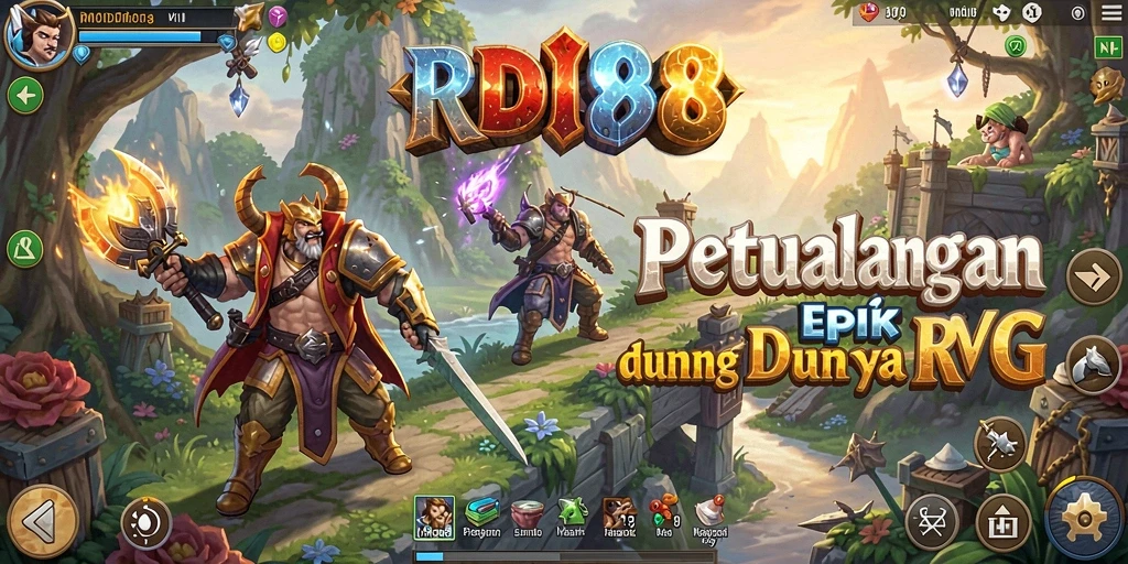 Tampilan gameplay menarik dan karakter yang dinamis dalam RDI88.