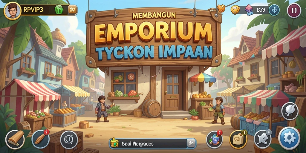 Tampilan gameplay RPVIP3 yang memukau di dunia Tycoon.
