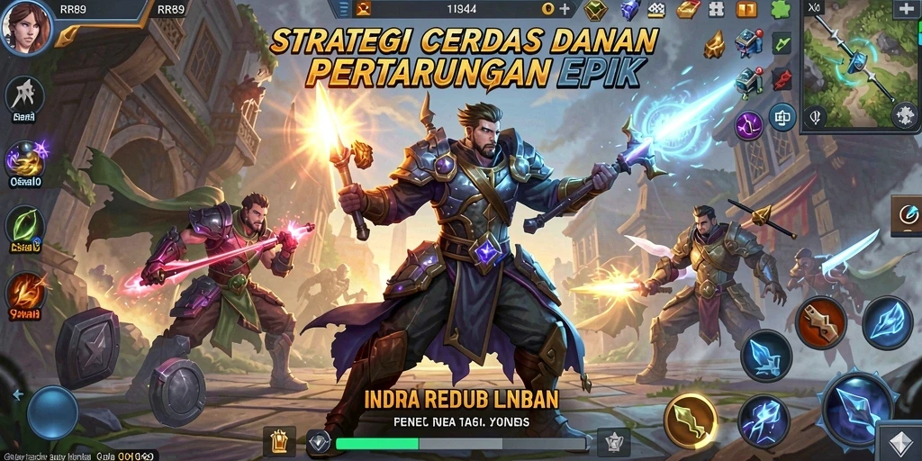 Gameplay strategi mendebarkan dalam RR89. Siap taklukkan lawan Anda!