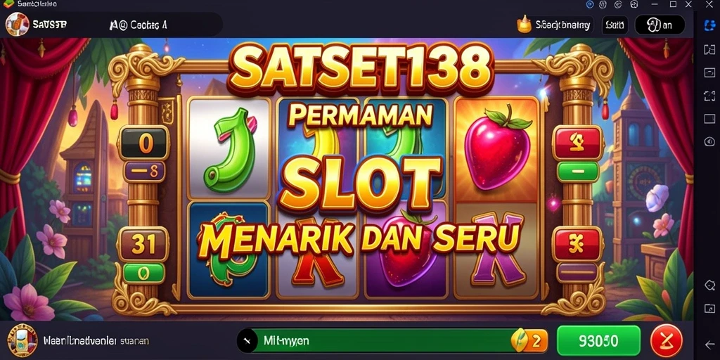 Tampilan gameplay yang menarik dan penuh warna dari SATSET138.