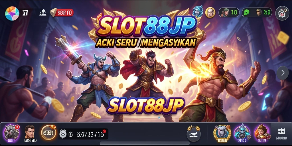 Tampilan gameplay seru yang menegangkan di SLOT88JP