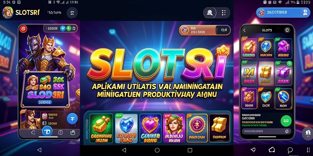 Tampilan utama SLOTSRI dengan fitur utilitas yang bermanfaat.