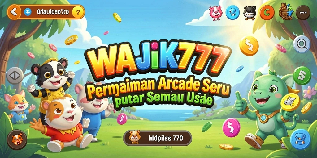 Screenshot utama WAJIK777 menunjukkan gameplay seru dan menantang.