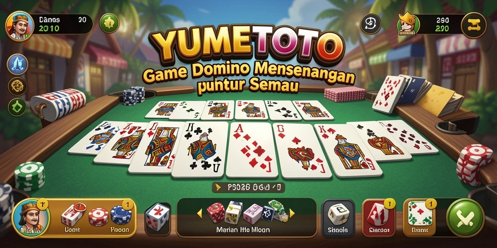 Tampilan gameplay seru dalam YUMETOTO yang mengasyikkan.